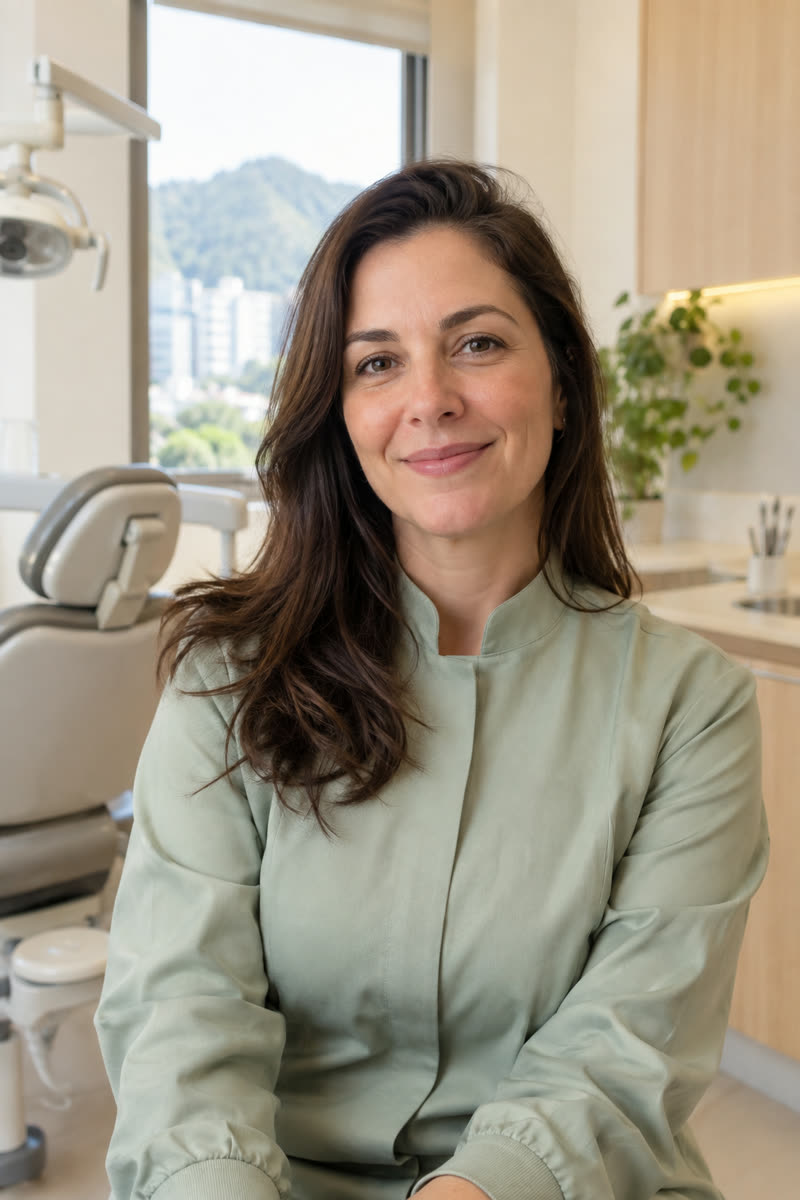 Retrato da dentista Helena Ribeiro